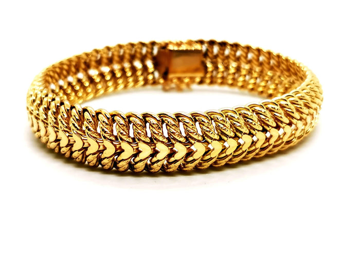 Bracelet Bracelet Maille américaine Or jaune 58 Facettes 1179556CD