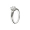 Bague 54 Bague solitaire Or blanc Diamant 58 Facettes 4114