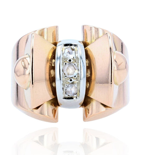 Bague 50 Bague tank diamants taillés en rose 58 Facettes 22-078