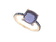 Bague 53 bague POMELLATO baby 53 diamants bleus et iolite or jaune 18k 58 Facettes 254342