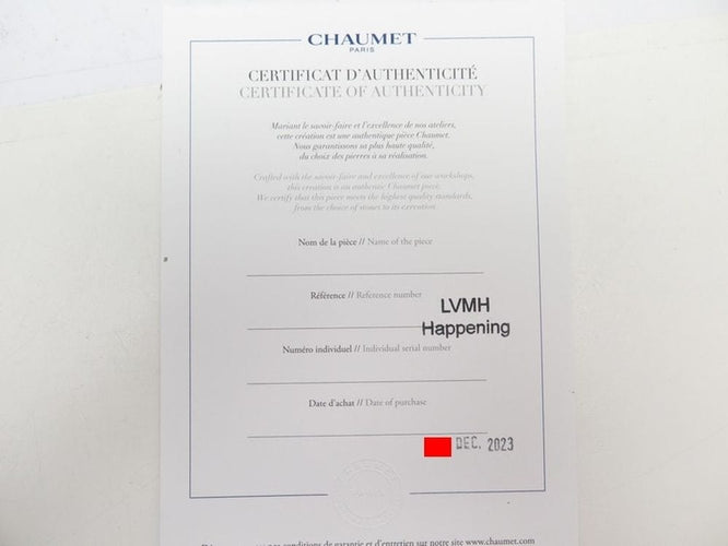 Montre montre CHAUMET hortensia 22 mm quartz 44 diamants acier 58 Facettes 258095