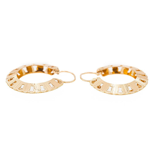 Boucles d'oreilles Boucles d'oreilles Créoles Or rose 58 Facettes 2195469CN