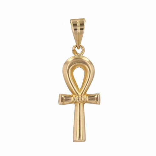 Pendentif Pendentif croix égyptienne or jaune 58 Facettes CVP58