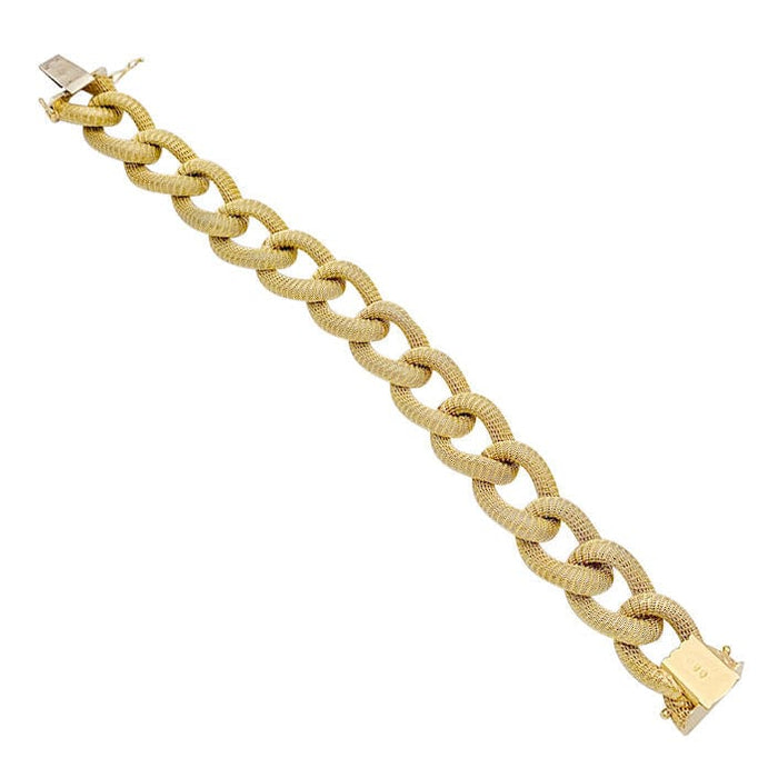 Bracelet Bracelet vintage en or jaune. 58 Facettes 32843
