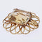 Broche Broche vintage fleur d'or et citrine 58 Facettes 22-446B