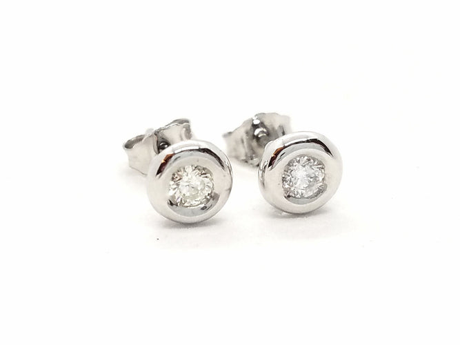 Boucles d'oreilles Boucles d'oreilles Or blanc Diamant 58 Facettes 579260RV