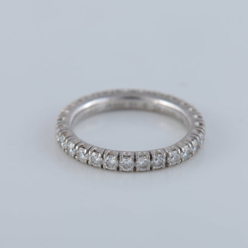 Bague 51 Alliance Cartier "Etincelle" Platine & Diamants 58 Facettes