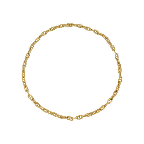 Collier Collier or jaune, maille marine. 58 Facettes 31261