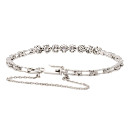 Bracelet Bracelet Or blanc Diamant 58 Facettes 2432011CN