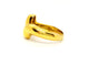 Bague 59 Bague Or jaune 58 Facettes 859101CD