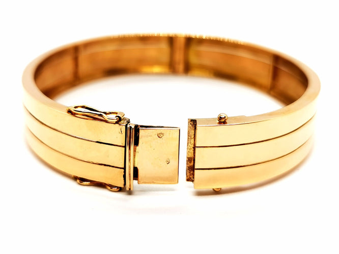 Bracelet Bracelet Jonc Or jaune 58 Facettes 1752333CN