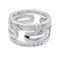 Bague 51 Bague Bulgari, "Parentesi", or blanc. 58 Facettes 32180