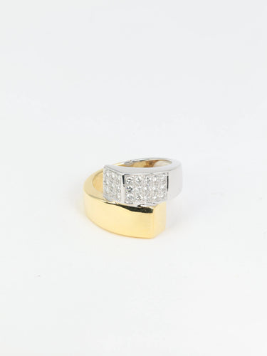 Bague Bague vintage toi et moi Diamants 58 Facettes 706