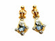 Boucles d'oreilles Boucles d'oreilles Clip Or jaune Topaze 58 Facettes 1468380CN