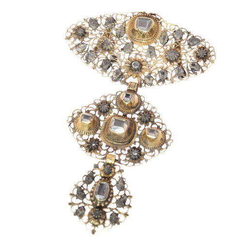 Pendentif Pendentif croix en or, diamants 58 Facettes 12094-0045