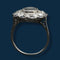 Bague Bague Marguerite platine saphir de Ceylan et diamants "Princesse mutine" 58 Facettes 2430