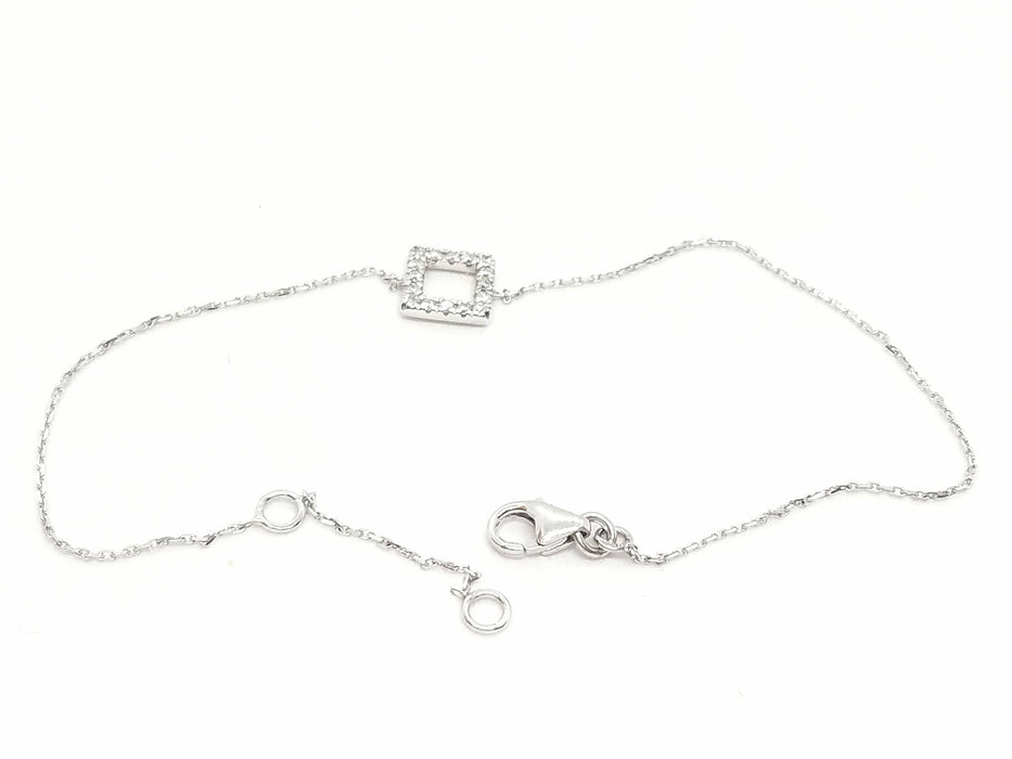 Bracelet Bracelet Graphique Or blanc Diamant 58 Facettes 579172RV