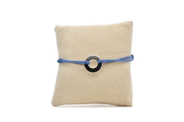 Bracelet DINH VAN - Bracelet "cible" Or blanc 58 Facettes CF2390-112