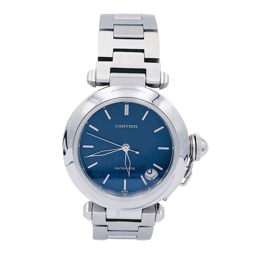 Montre Montre Cartier, "Pasha", en acier sur acier. 58 Facettes 32285