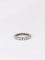 Bague Alliance américaine en or blanc et diamants 58 Facettes J56