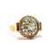 Bague 54 Bague vintage diamants or jaune 58 Facettes