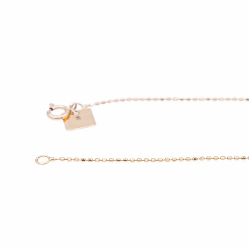 Collier Ginette NY Collier Pendentif Mini Ever Charm Necklace Or rose 58 Facettes 2322870CN