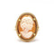 Bague 55 Bague vintage camée en or jaune 58 Facettes