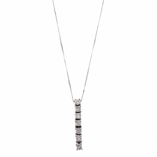 Collier Collier pendentif 7 diamants 58 Facettes 25102