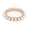 Bague 52 Ginette NY Bague Alliance Maria Or rose Perle 58 Facettes 2246417CN