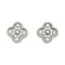 Boucles d'oreilles Boucles d'oreilles Van Cleef et Arpels "Sweet Alhambra", or blanc et diamants. 58 Facettes 31023