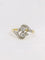 Bague 52 Bague Art-Nouveau 2 Ors Diamants 58 Facettes J189