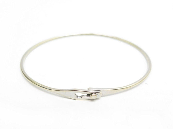 Bracelet bracelet DINH VAN serrure 334101 en or blanc 18k 5.9gr 17 cm 58 Facettes 246769