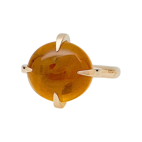 Bague 50 Bague Pomellato "Veleno" or rose et citrine. 58 Facettes 31400
