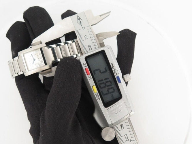 Montre montre CARTIER tank francaise pm 25 mm quartz acier 58 Facettes 257406