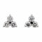 Boucles d'oreilles Boucles d'oreilles Fleur Or blanc Diamant 58 Facettes 2621609CN