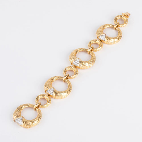 Bracelet Bracelet en or jaune et diamants de la maison Boucheron 58 Facettes 0