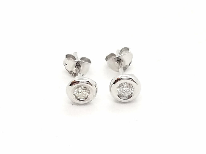 Boucles d'oreilles Boucles d'oreilles Or blanc Diamant 58 Facettes 579260RV