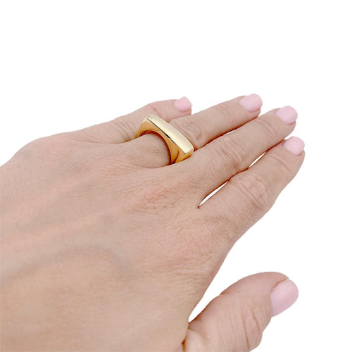 Bague 52 Bagues or jaune et bois. 58 Facettes 32802
