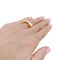 Bague 52 Bagues or jaune et bois. 58 Facettes 32802
