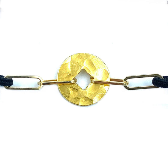 Bracelet DINH VAN - Bracelet Pi Square en or 24K (série limitée) 58 Facettes
