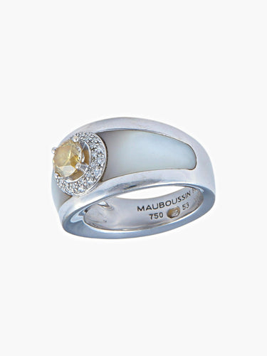 Bague 53 Bague MAUBOUSSIN Nacre 58 Facettes