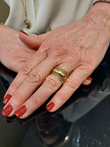 Bague Bague jonc moderne, or jaune 58 Facettes 063731