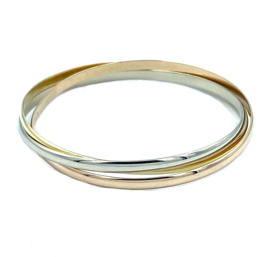 Bracelet Cartier. Bracelet Trinity 3 ors 18K 58 Facettes
