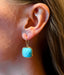 Boucles d'oreilles Boucles d'oreilles Turquoises 58 Facettes