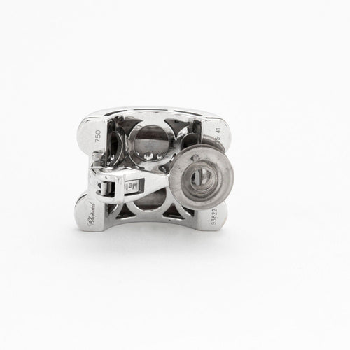 Boucles d'oreilles CHOPARD - BOUCLES D'OREILLES COLLECTION "STRADA" DIAMANTS OR GRIS 58 Facettes