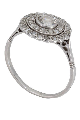 Bague BAGUE DIAMANTS ART-DÉCO 58 Facettes 060441