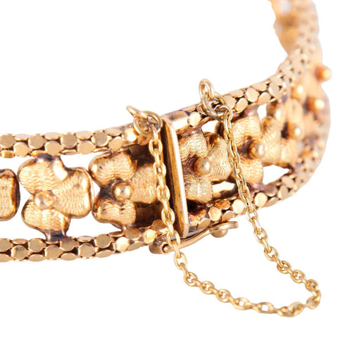 Bracelet Bracelet Motif Fleurs 58 Facettes 8405