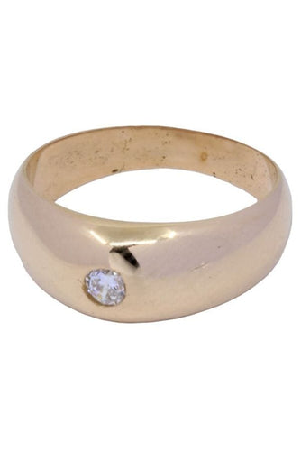 Bague 54 BAGUE JONC ANGLAIS DIAMANT 58 Facettes 056131