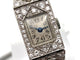 Montre Montre Art Déco platine & or blanc, diamants 2.44 cts 58 Facettes 07/07 - 16