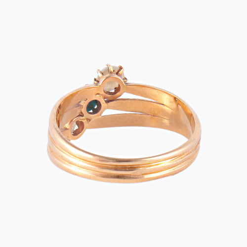 Bague 58 Bague Perles Turquoise 58 Facettes